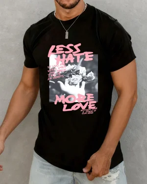 Less Hate More Love Floral...