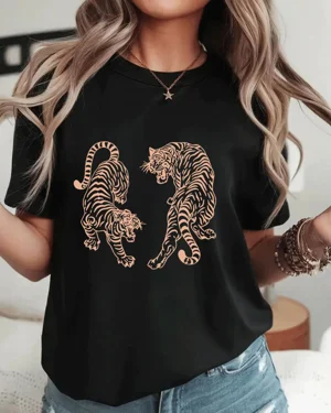 Two Fighting Tigers Summer...