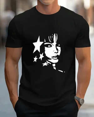 Star Pattern Summer Cotton...