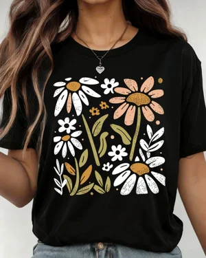 Boho Daisy Flower Pattern...