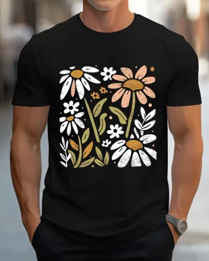 Boho Daisy Flower Pattern...