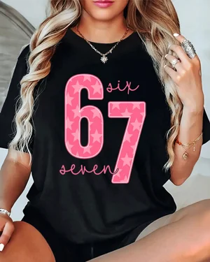 Pink Six Seven Star Pattern...