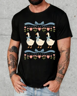 Three Ducks with Blue Bows...