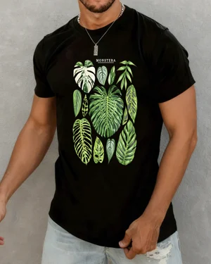 Monstera Tropical Leaves...