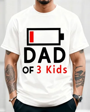 Low Battery Dad of 3 Kids...