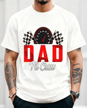 Dad Pit Crew Racing Summer...