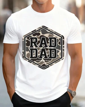 Rad Dad Camo Badge Summer...