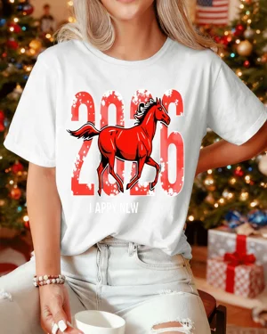 2026 New Year Happy Red...