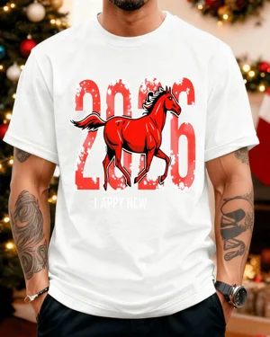 2026 New Year Happy Red...