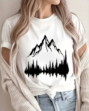 Mountain and Pine Forest...