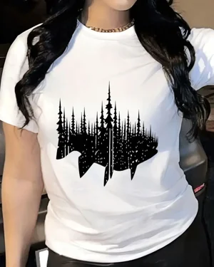 Forest Landscape Bear...