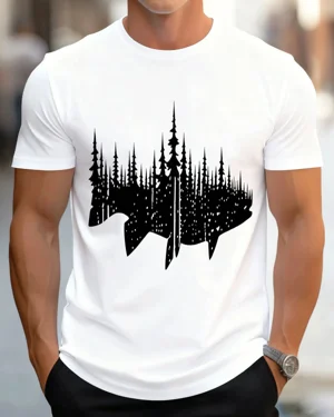 Forest Landscape Bear...