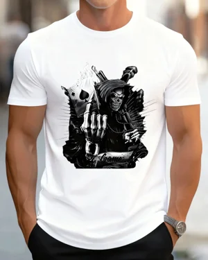 Flaming Ace of Spades...