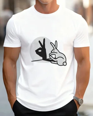 Bunny Hand Shadow Art...