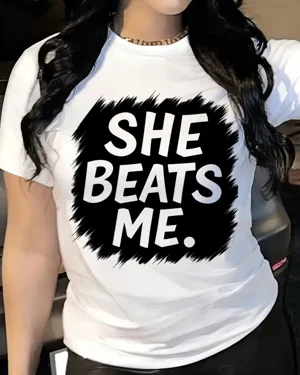 She Beats Me Summer Cotton...