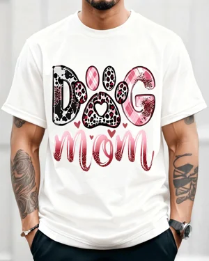 Dog Mom Paw Print Summer...