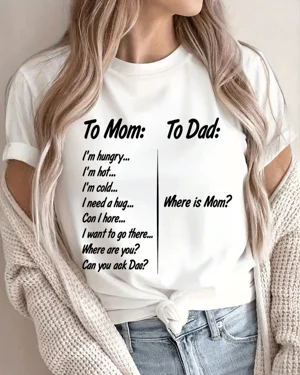 To Mom and Dad Where is Mom...
