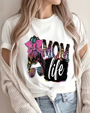 Colorful Mom Life Leopard...