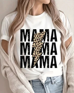 Leopard Lightning Mama Mom...