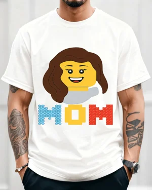 Lego Style Mom Face Summer...