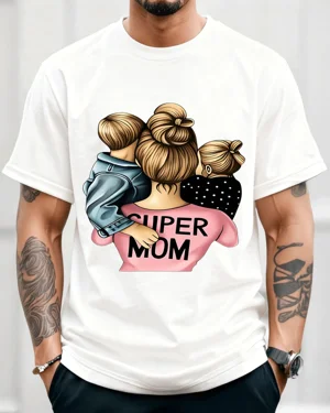 Super Mom With Kids Summer...