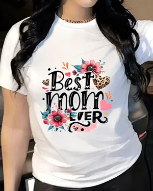 Best Mom Ever Floral Summer...