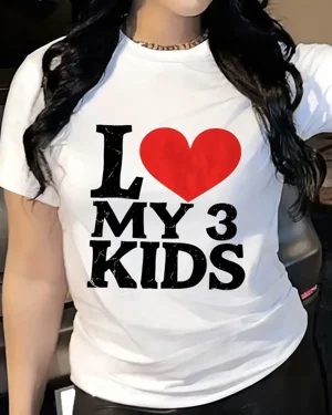 I Love My 3 Kids Mom Summer...