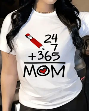 24 7 365 Mom Summer Cotton...