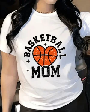 Basketball Heart Mom Summer...