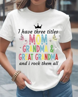 I Have Three Titles Mom...