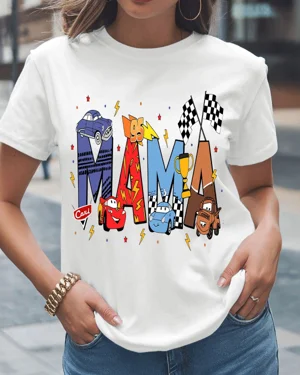 Mama Cars Racing Mom Summer...