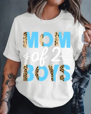 Mom of 2 Boys Summer Cotton...