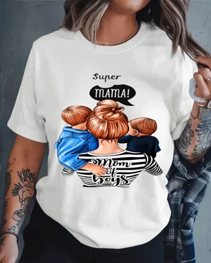 Super Mama Mom of Boys...