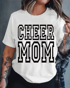 Cheer Mom Summer Cotton...