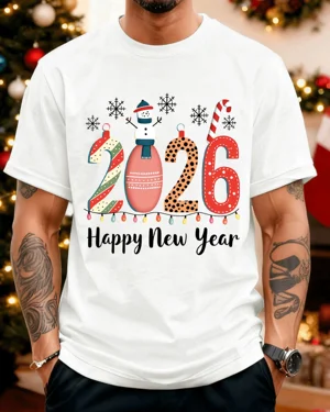 2026 New Year Snowman and...