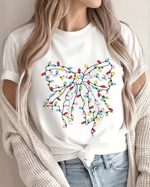 Christmas Lights Bow Summer...