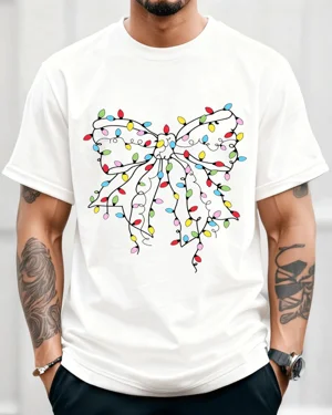 Christmas Lights Bow Summer...