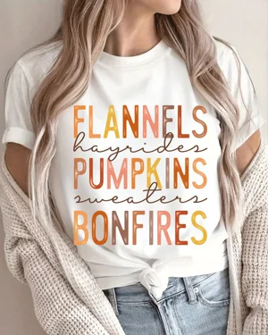 Flannels Hayrides Pumpkins...
