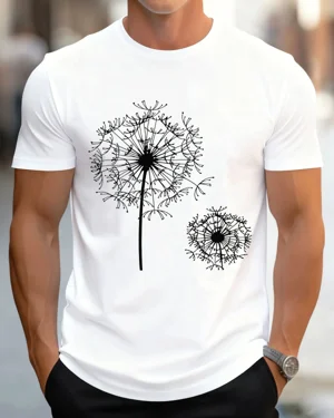 Dandelion Flower Silhouette...