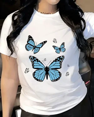 Blue Butterfly Swarm Summer...