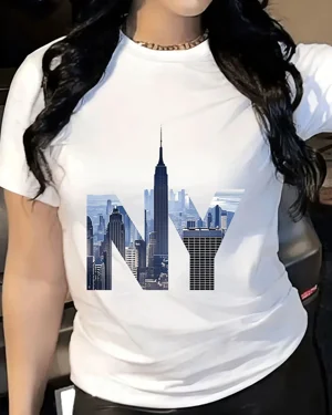 NY Skyline Summer Cotton...