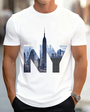 NY Skyline Summer Cotton...