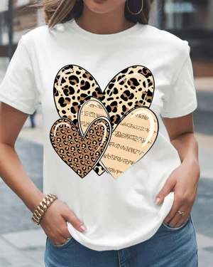 Leopard Print Hearts Summer...
