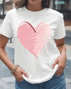 Pink Heart Love Summer...