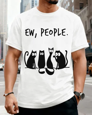 Ew People Funny Black Cats...