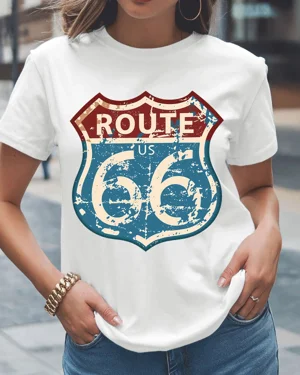 Route 66 US Highway Vintage...