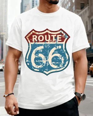 Route 66 US Highway Vintage...