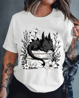 Sleeping Black Dragon with...