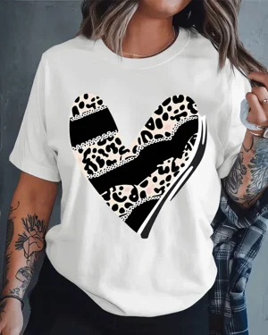 Leopard Print Heart Summer...