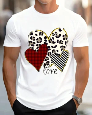 Love Leopard Plaid Striped...